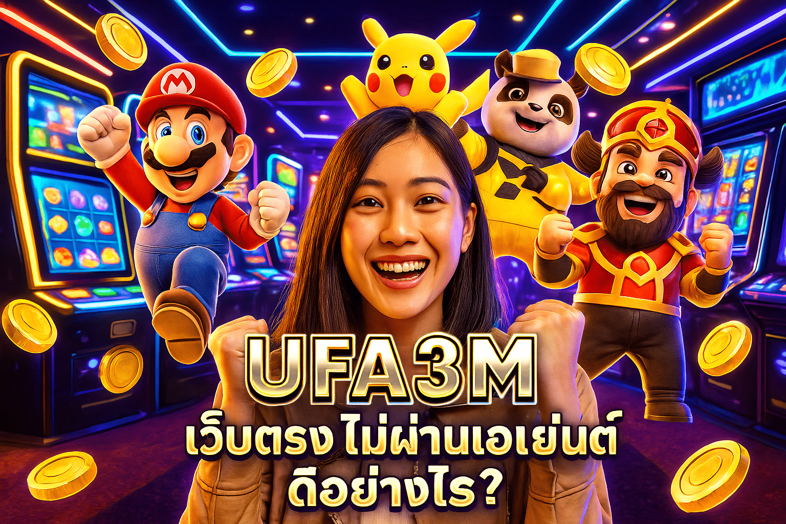 UFA3M เว็บตรง ไม่ผ่านเอเย่นต์ ดีอย่างไร?