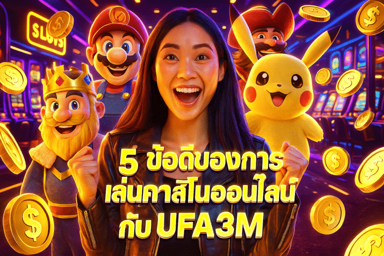 5 ข้อดีของการเล่นคาสิโนออนไลน์กับ UFA3M