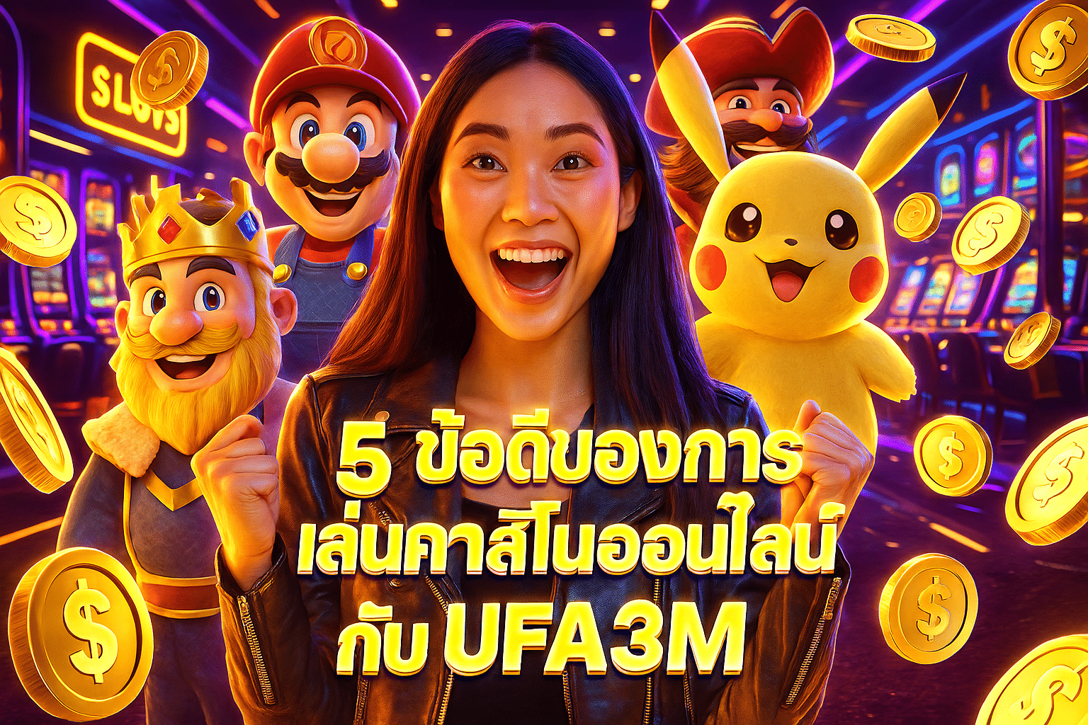 5 ข้อดีของการเล่นคาสิโนออนไลน์กับ UFA3M
