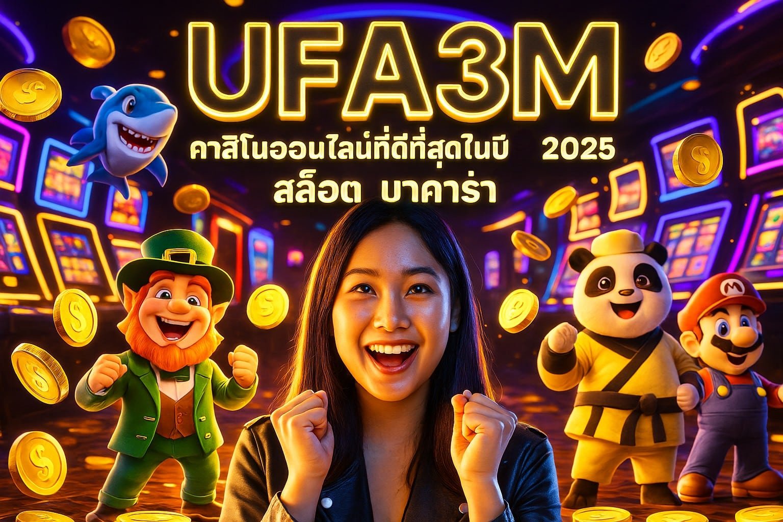 UFA3M คาสิโนออนไลน์ที่ดีที่สุดในปี 2025 สล็อต บาคาร่า