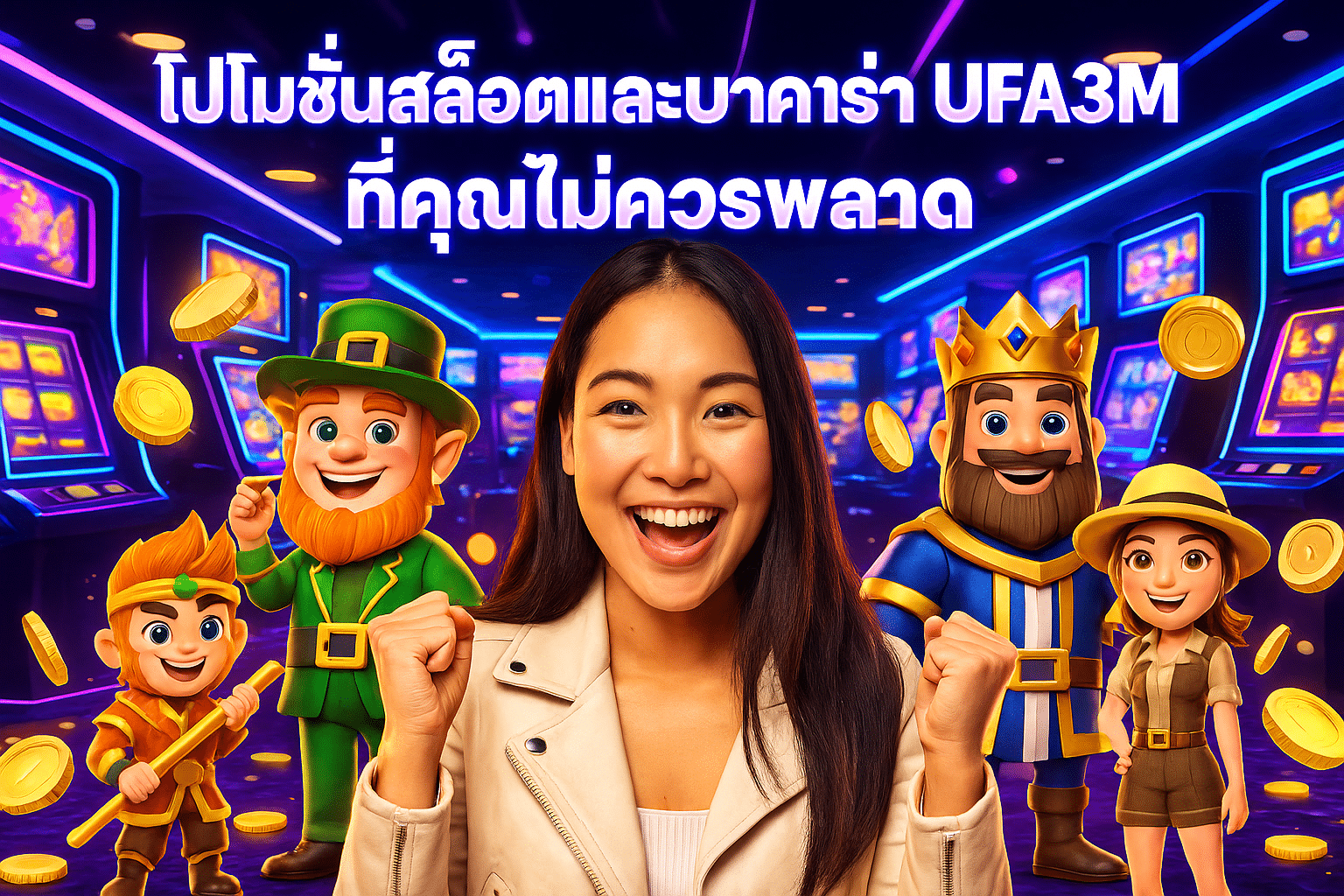โปรโมชั่นสล็อตและบาคาร่า UFA3M ที่คุณไม่ควรพลาด